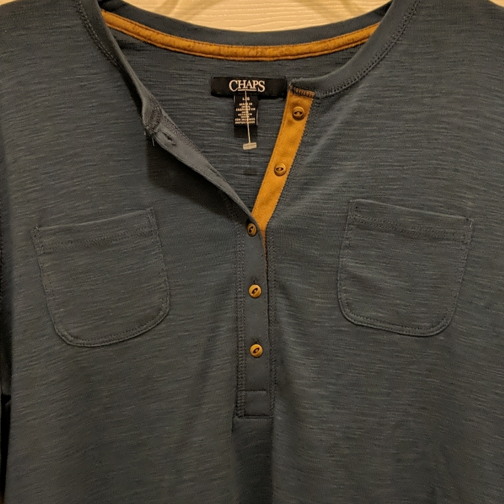 Chaps Large Long Sleeve Pull-Over - image 2